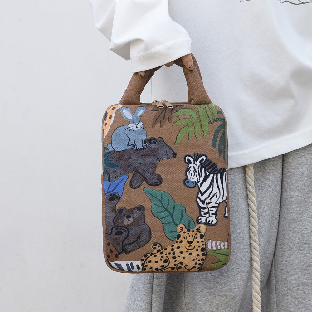 Stylish laptop cover with cute dog design Bowlift