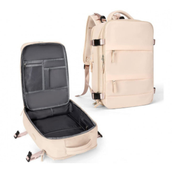 Multi-Compartment Travel Backpack Bowlift