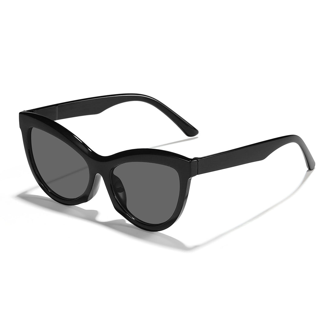 Women's trendy black and white sunglasses Bowlift