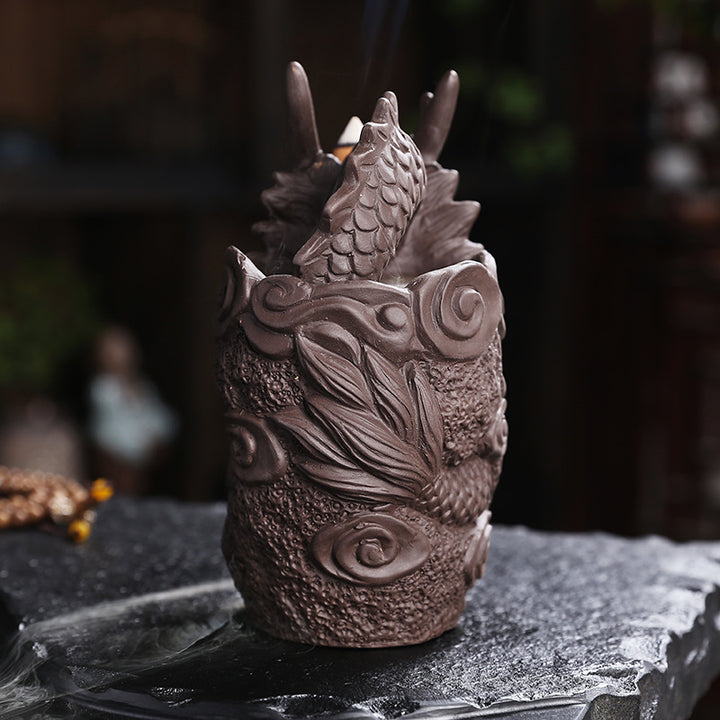 Artistic Dragon Waterfall Incense Holder
