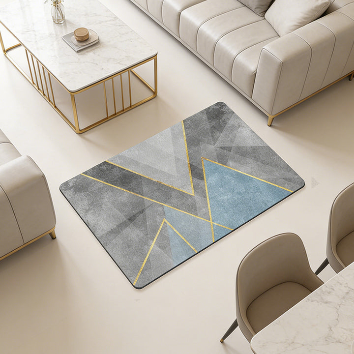 Stylish Citrus-Themed Bath Mat Bowlift