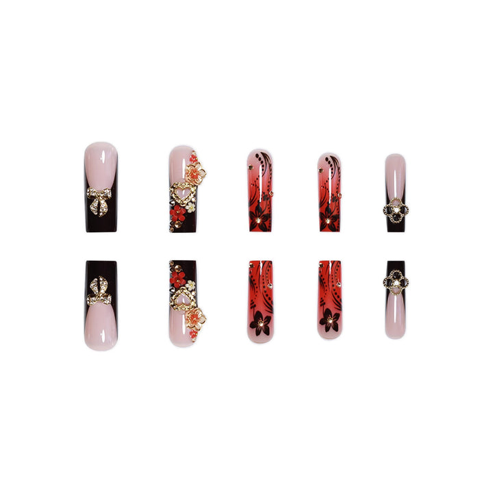 Artistic 3D Nail Art Enhancements Bowlift