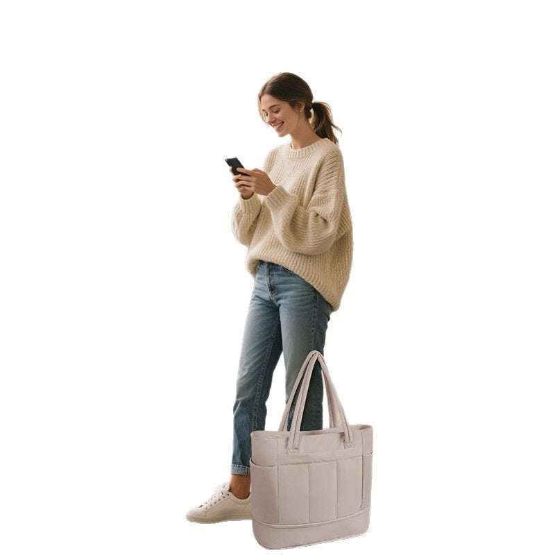 Multifunctional shopping bag with additional compartments Bowlift