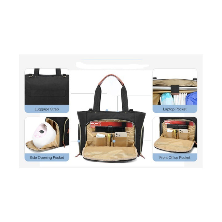Multifunctional Travel Bag with Insulated Compartments Bowlift