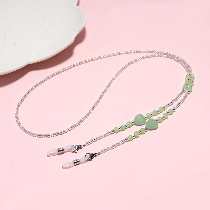 Elegant Beaded Eyewear Chain Bowlift