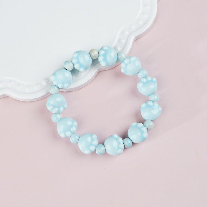 Heart-Shaped Beaded Bracelet Bowlift