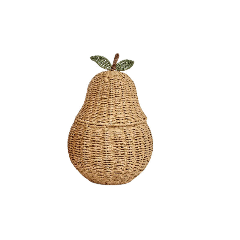 Playful storage basket in the shape of a pear Bowlift