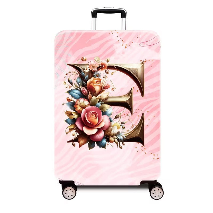 Ladies hard shell suitcase with luxurious floral design Bowlift