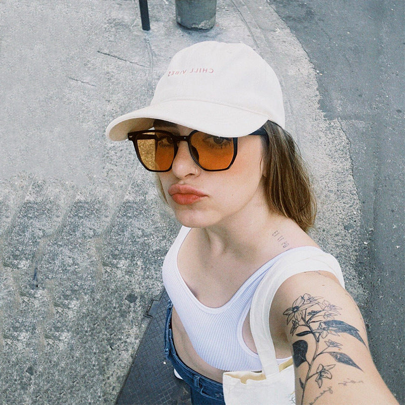 Women's fashionable transparent sunglasses in elegant hexagon design Bowlift
