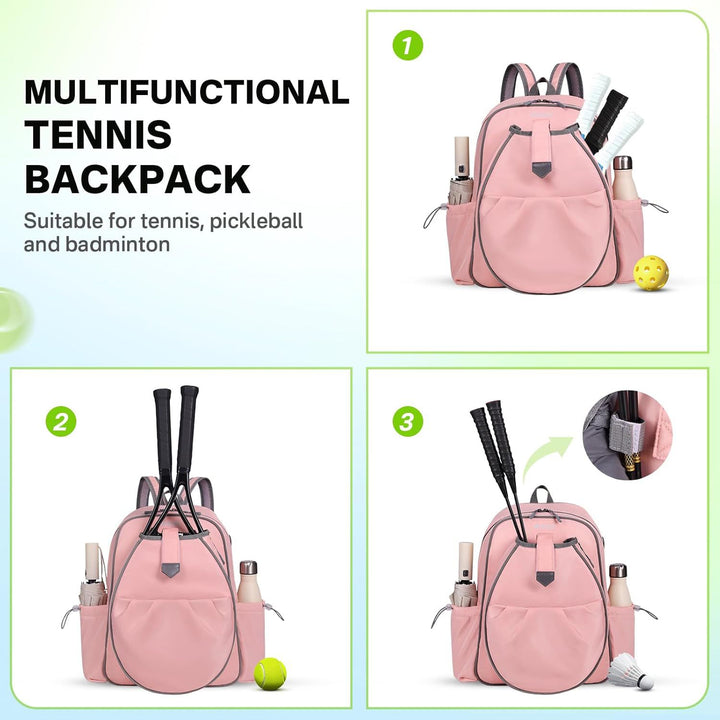 Multifunctional Tennis Backpack Bowlift