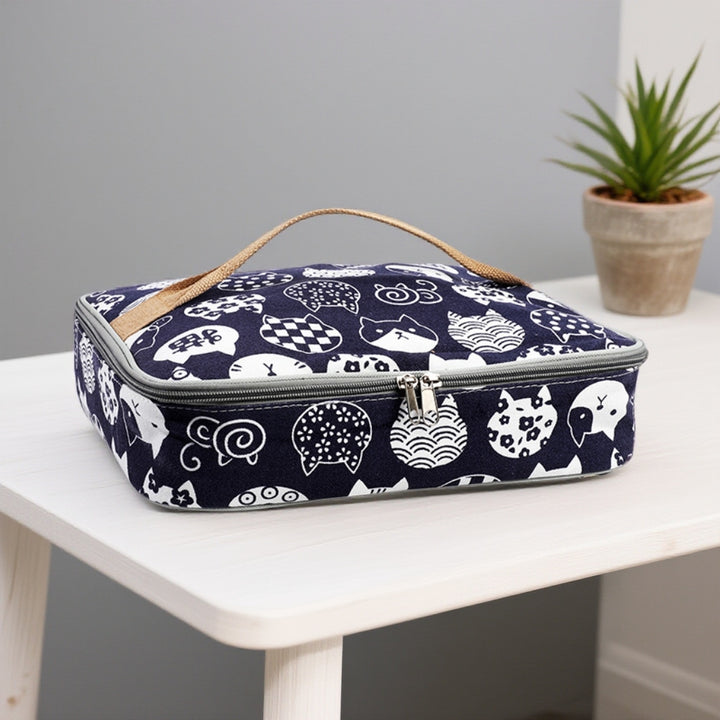 Insulated Animal-Themed Lunch Carrier Bowlift