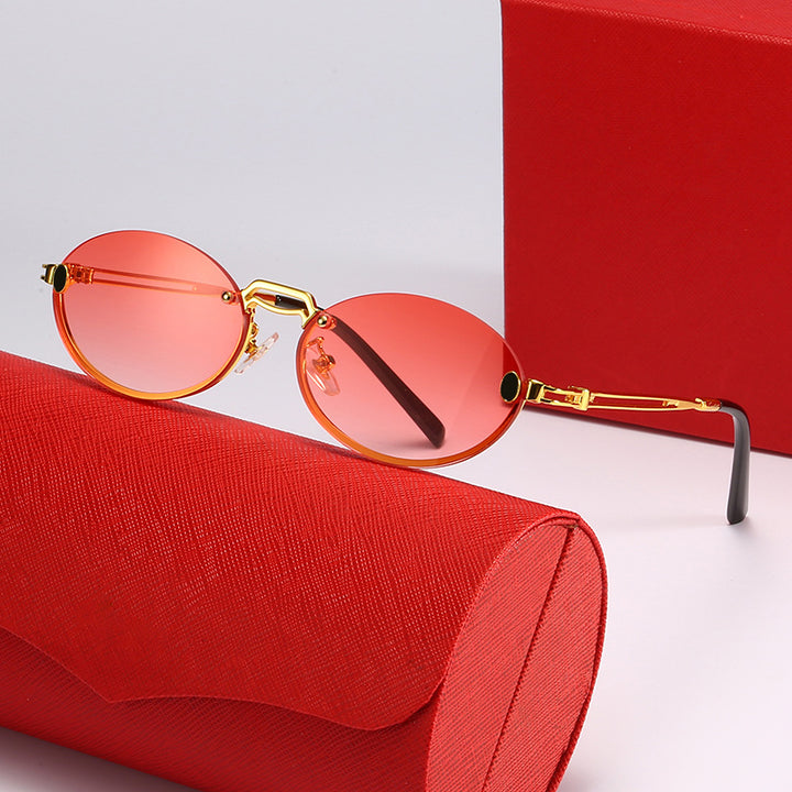 Women's fashionable sunglasses with intricate metal frame and stylish design Bowlift