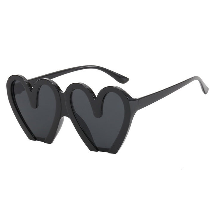 Women Heart-Shaped Sunglasses Bowlift 1780928954