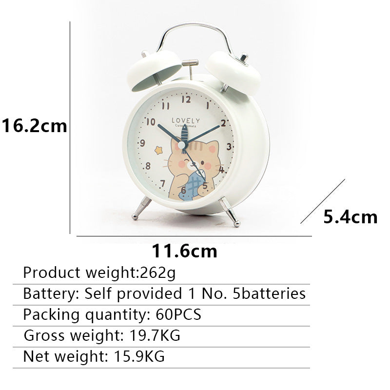 Child-friendly alarm clock with cute animal design Bowlift