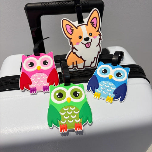 Owl-Shaped Luggage Tag Bowlift