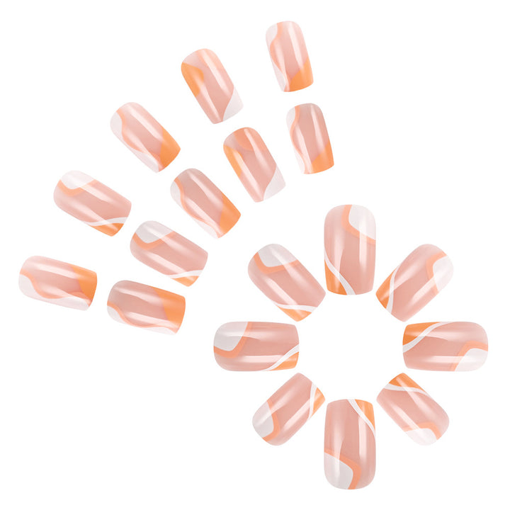 Artistic Acrylic Nail Set Bowlift