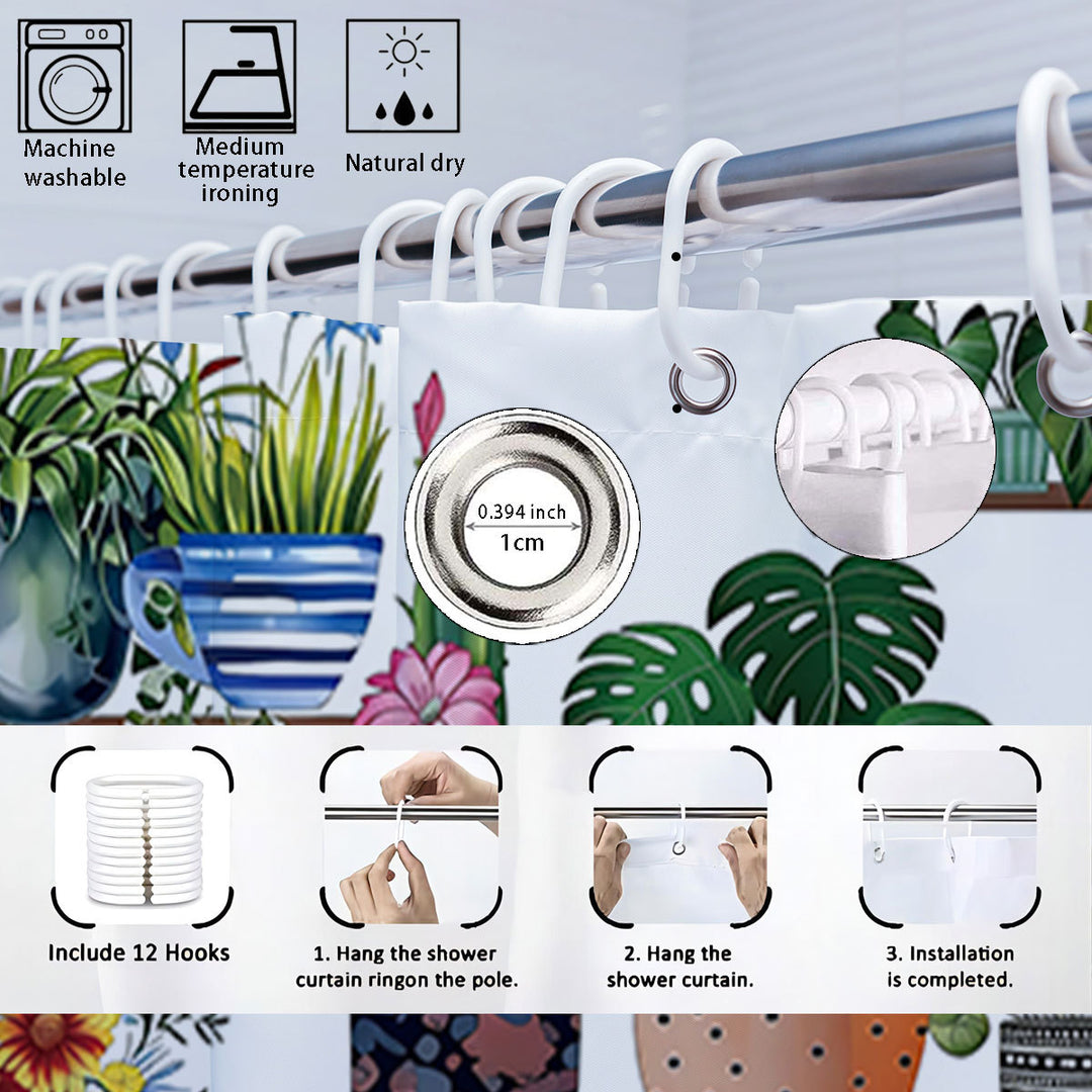 Digital Bow Pattern Bathroom Décor Set Bowlift