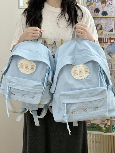 Charming Embroidered Backpack