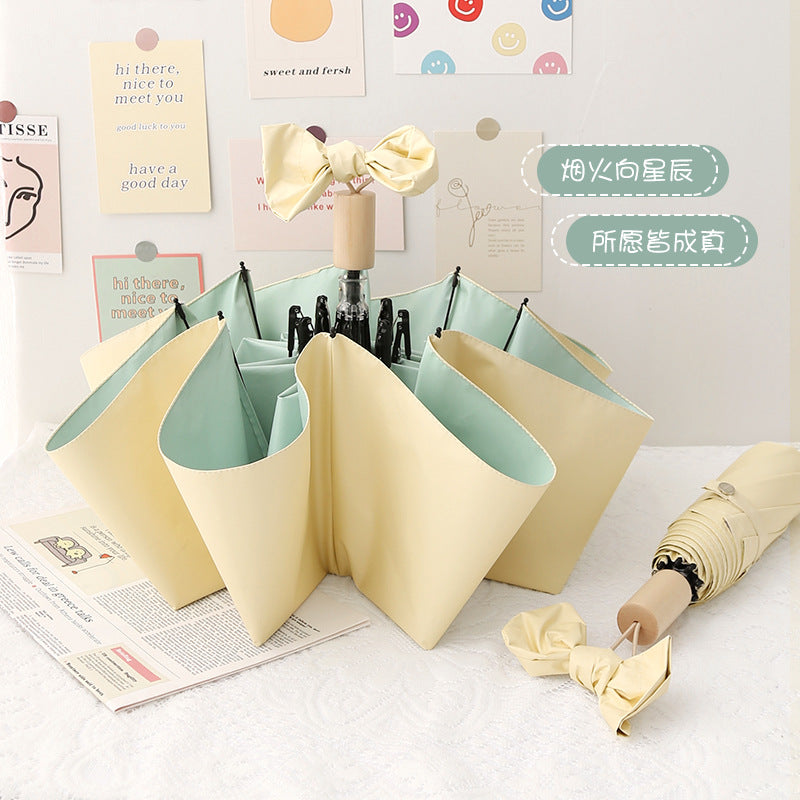 Women's Foldable Umbrella Holder with Multifunctional Design Bowlift
