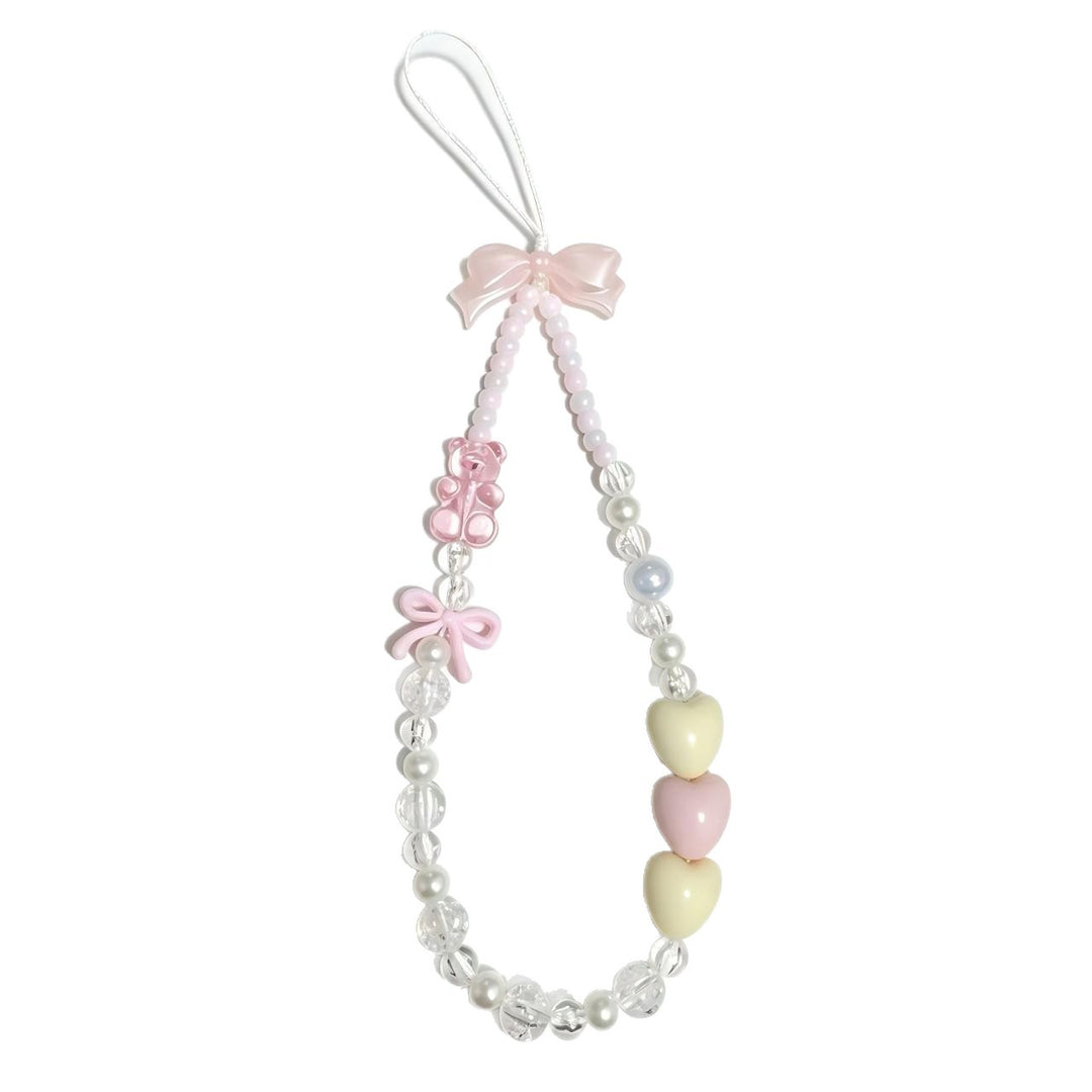 Beaded Charm Phone Strap Bowlift