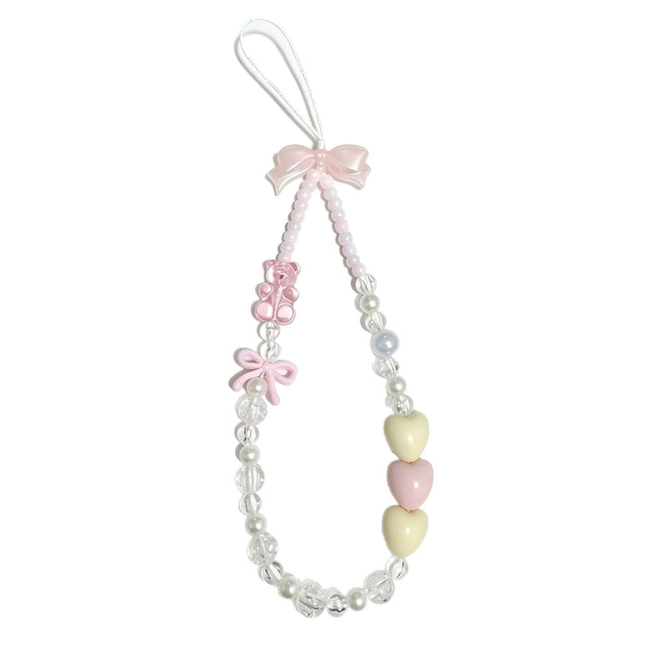 Beaded Charm Phone Strap Bowlift