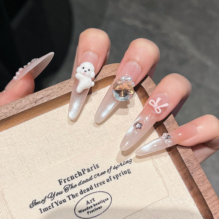 Creative Cartoon Nail Art Extensions Bowlift