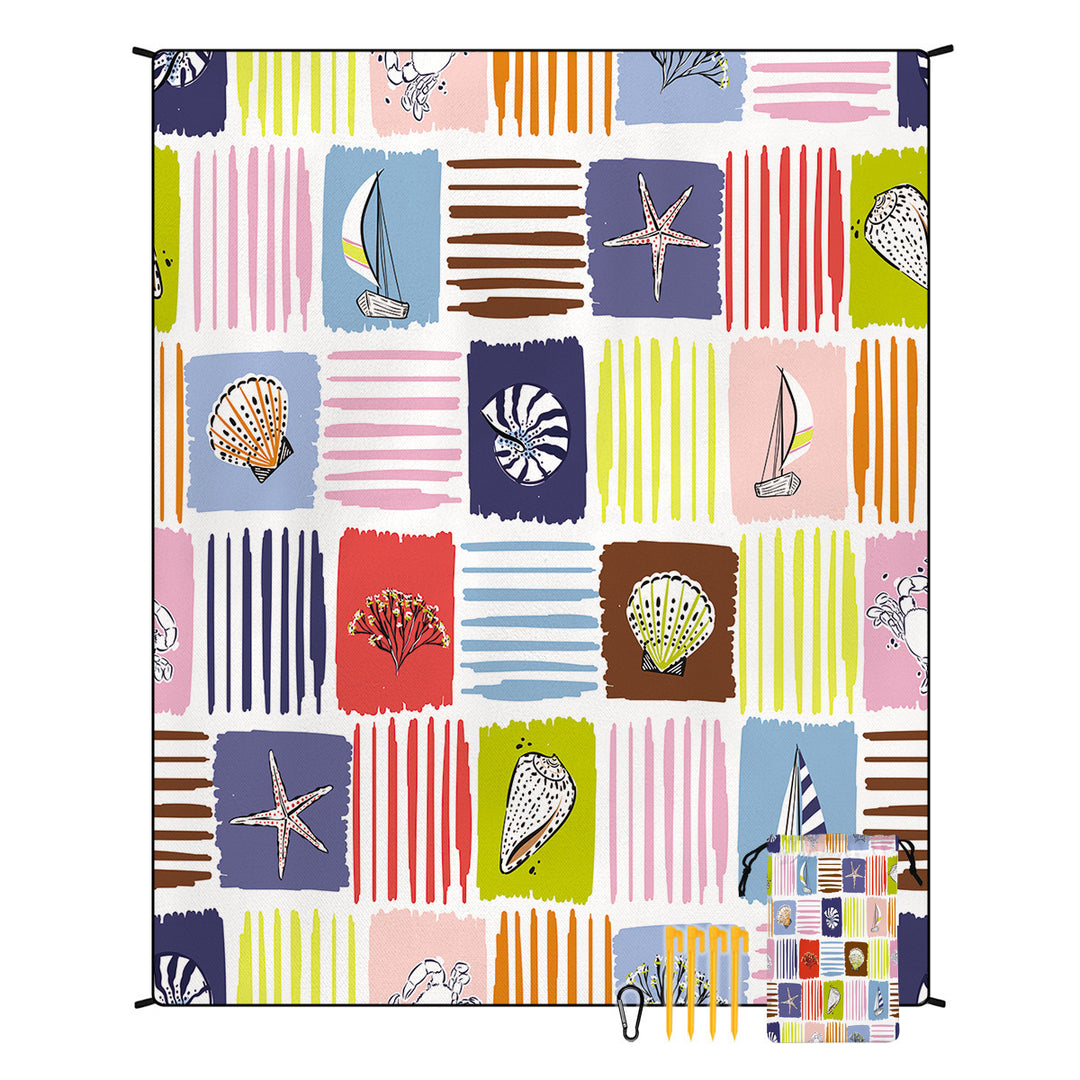 Geometric Print Tapestry Bowlift
