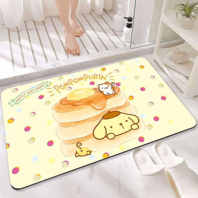 Plush Cartoon-Themed Bath Mat