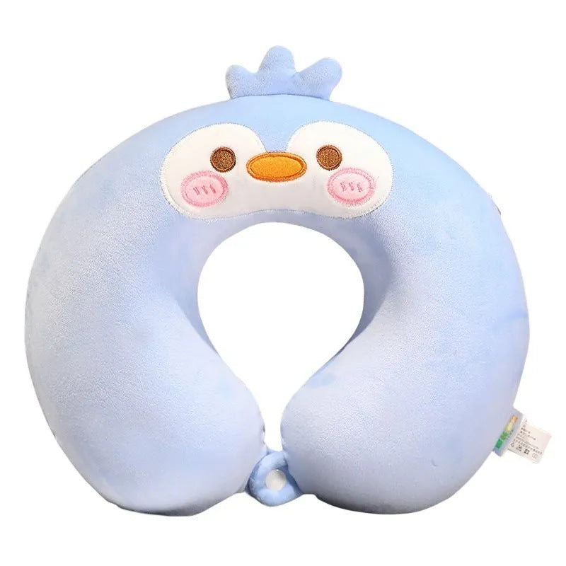 Unisex Neck Support Pillow with Cute Animal Design Bowlift