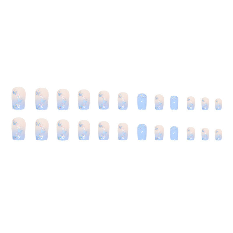 Decorative Butterfly Nail Art Tips Bowlift