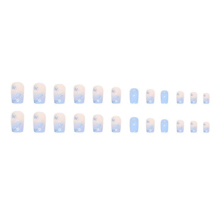 Decorative Butterfly Nail Art Tips Bowlift