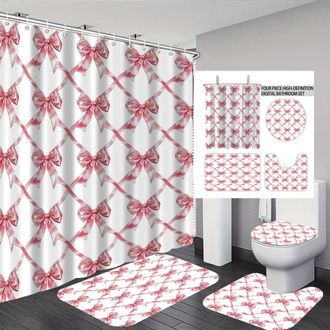 Bathroom Rules Digital Bathroom Décor Set Bowlift