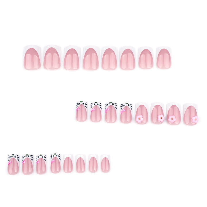 Artful Nail Art with Floral and Detail Decoration Bowlift