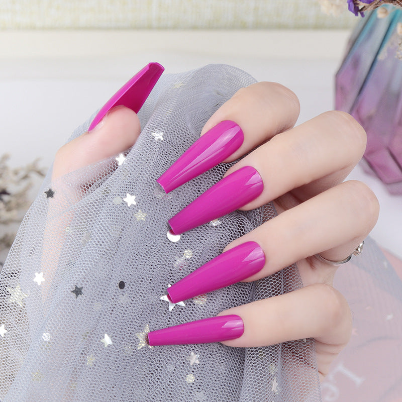 Elegant Long Stiletto Press-On Nails Bowlift 1789085622