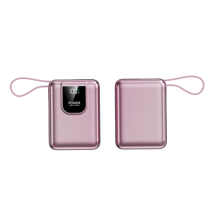 Portable power bank with digital display and intelligent energy management Bowlift