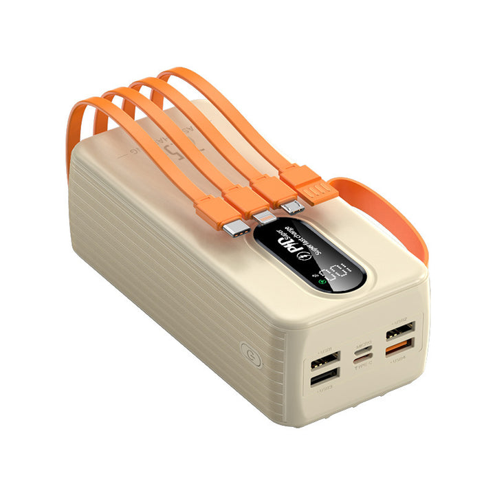 Power bank with digital charging display and multi-charging ports Bowlift