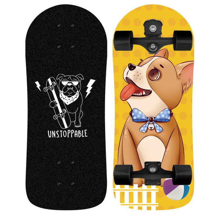 Unicorn-Themed Graphic Skateboard Bowlift
