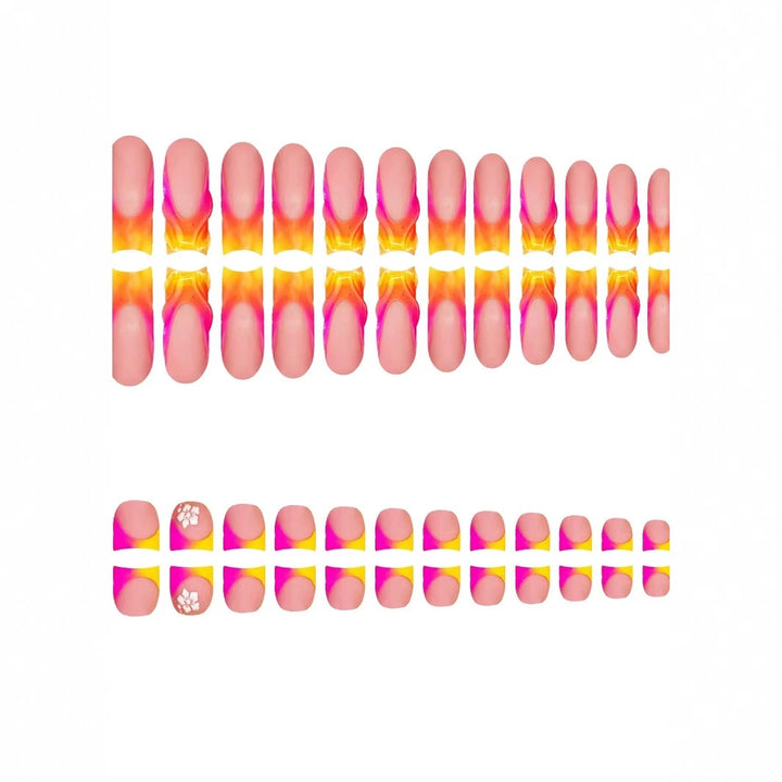 Artistic Gradient Nail Art Bowlift