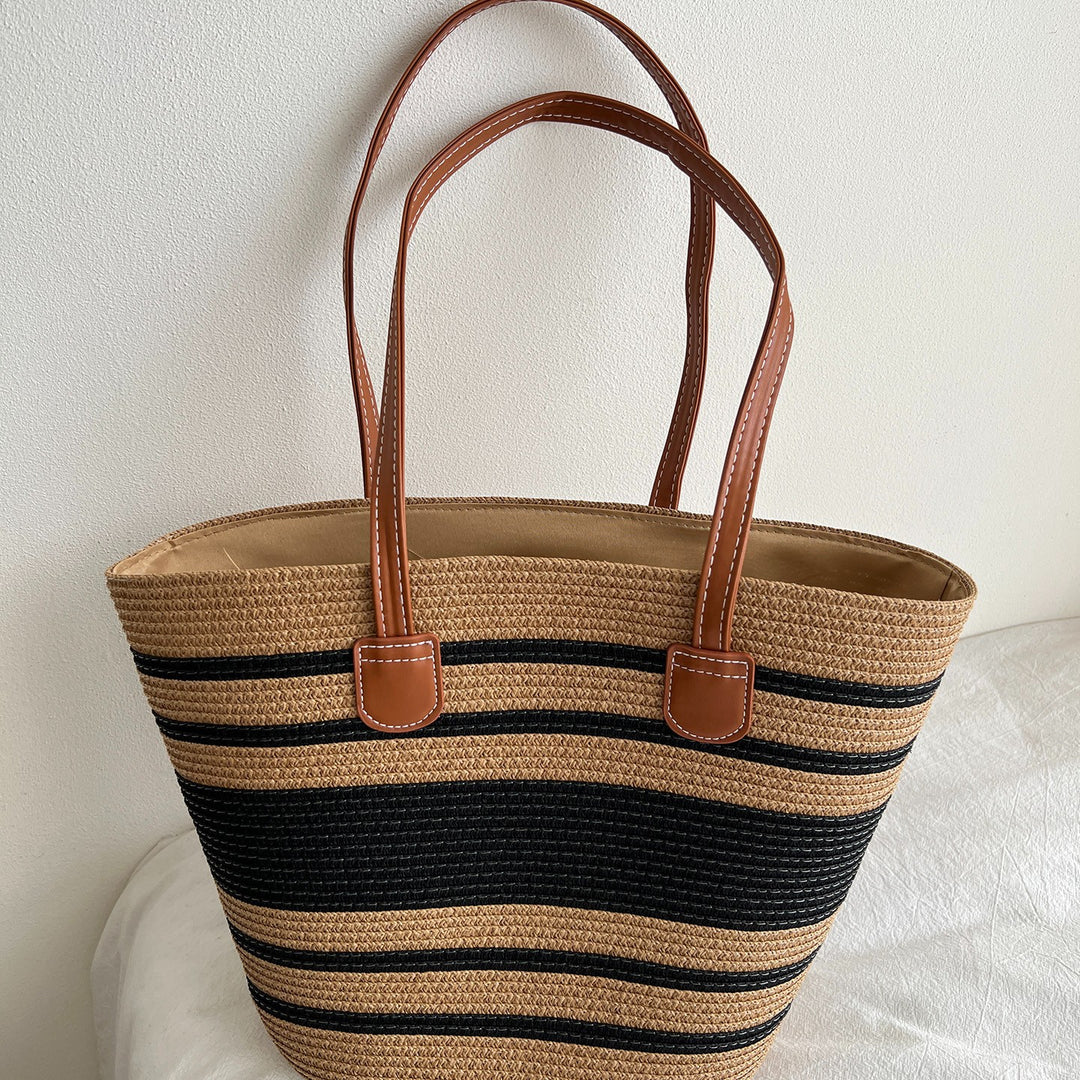 Fashionable Tote Bag Made of Braided Material Bowlift