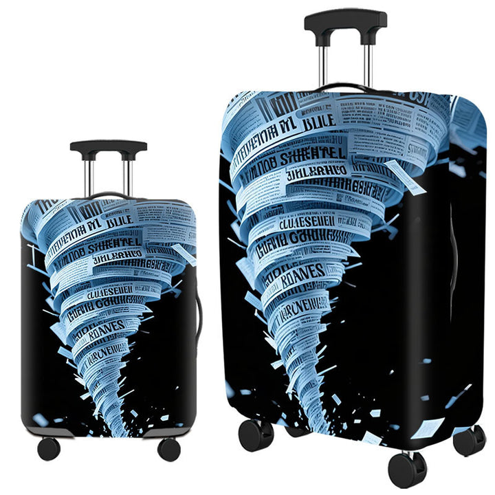 Unisex hard shell suitcase with a playful cat design Bowlift