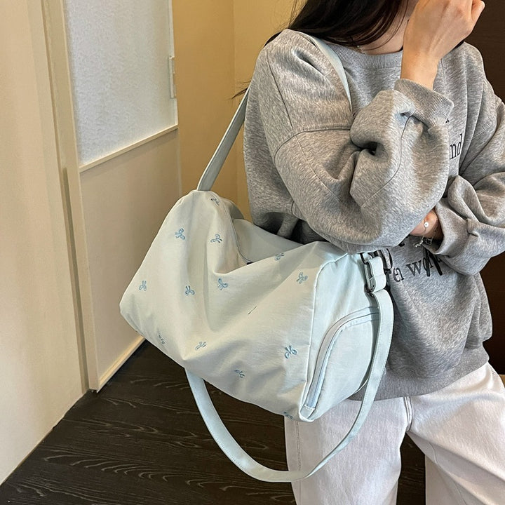 Stylish Embroidered Sports Duffle Bag