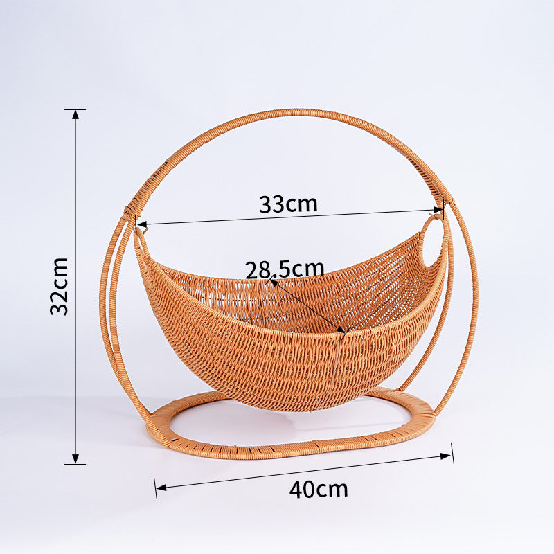 Decorative Woven Basket Bowlift