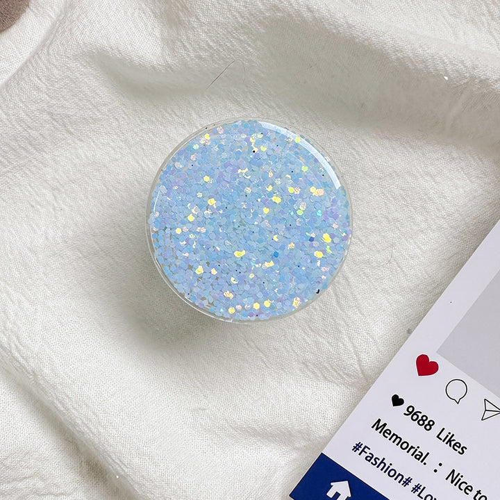 Sparkly Resin Phone Holder And Stand With Full Rotation Base