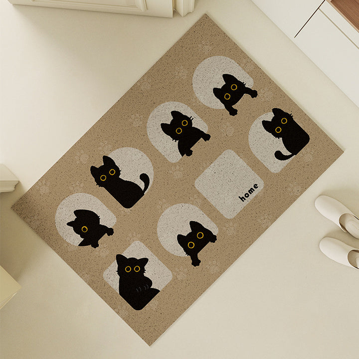 Cat-Themed Area Mat Bowlift