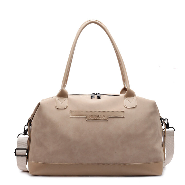 Elegant Leather Travel Duffle