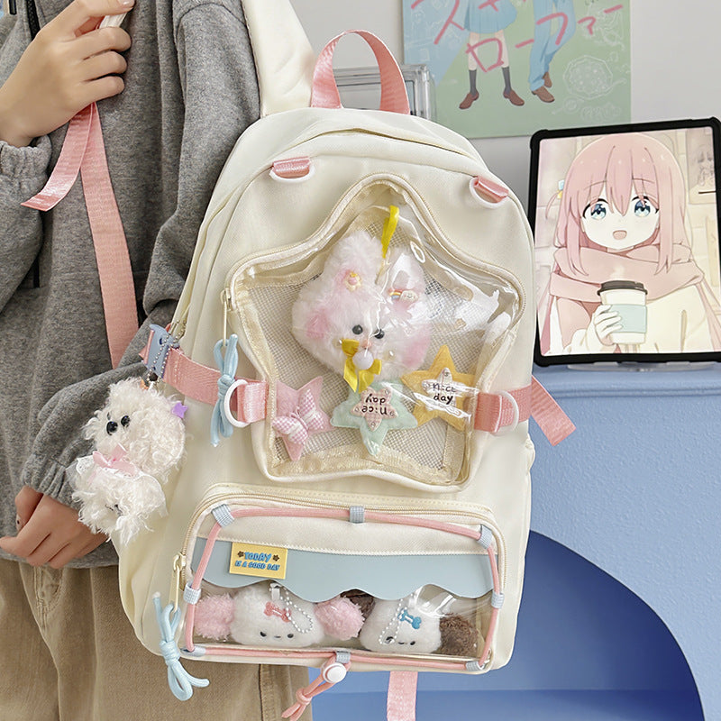 Fun Star-Shaped Design Backpack Bowlift