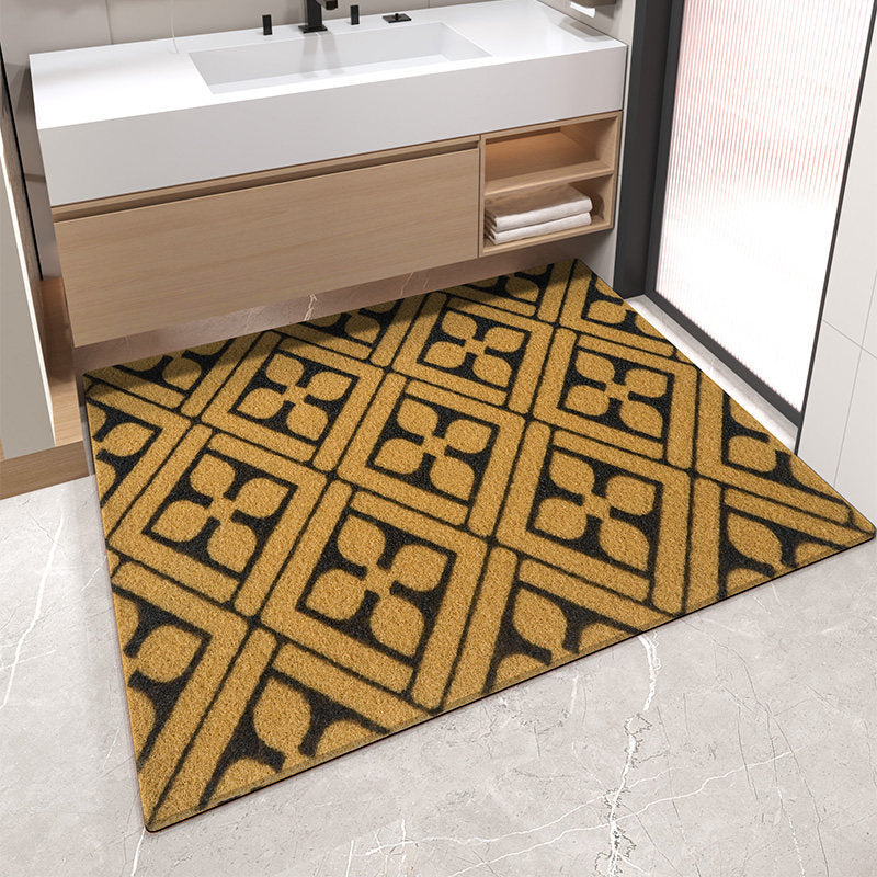 Decorative Stripe Pattern Bath Mat Bowlift