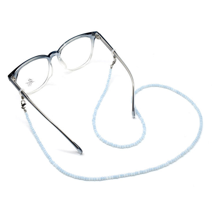 Elegant Beaded Eyewear Retainer Chain Bowlift