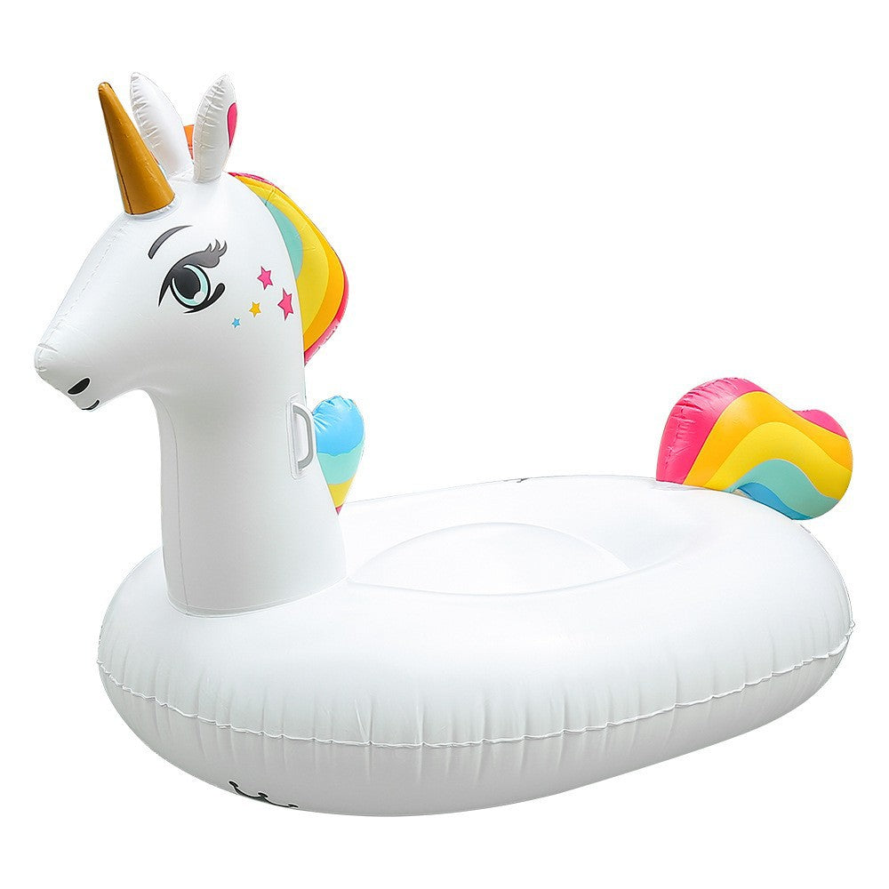 Women Inflatable Swimming Ring with Watermelon Design Bowlift