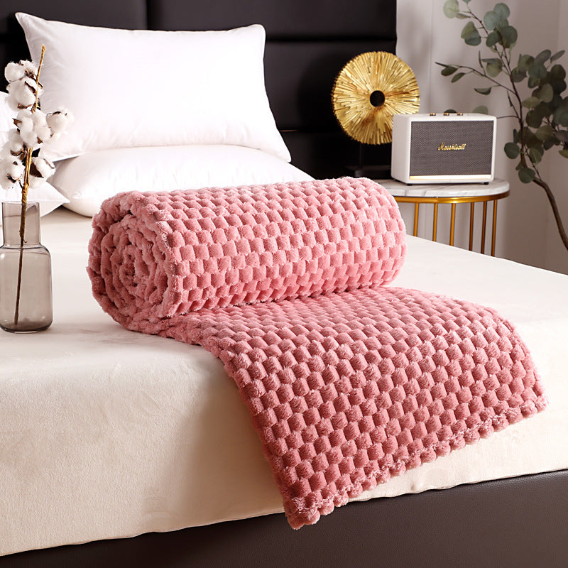 Women Soft and Cozy Plaid Blanket Bowlift
